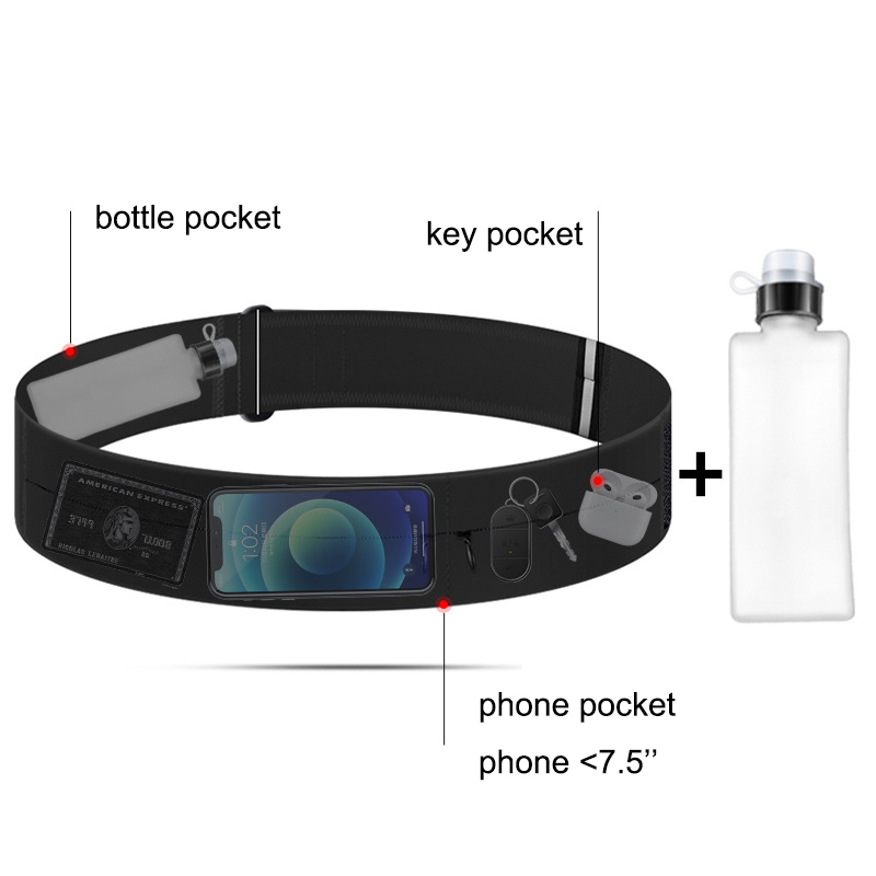 Running Belt Waist Bag with Wa - Running Gear Kit 评论和价格