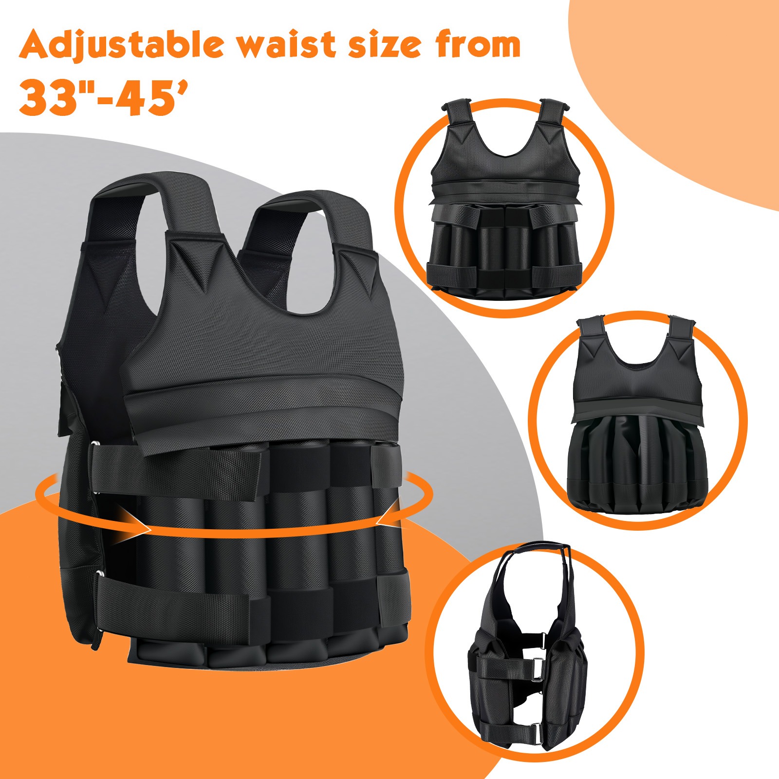 Adjustable Weighted Vest for M - Running Gear Design 评论和价格