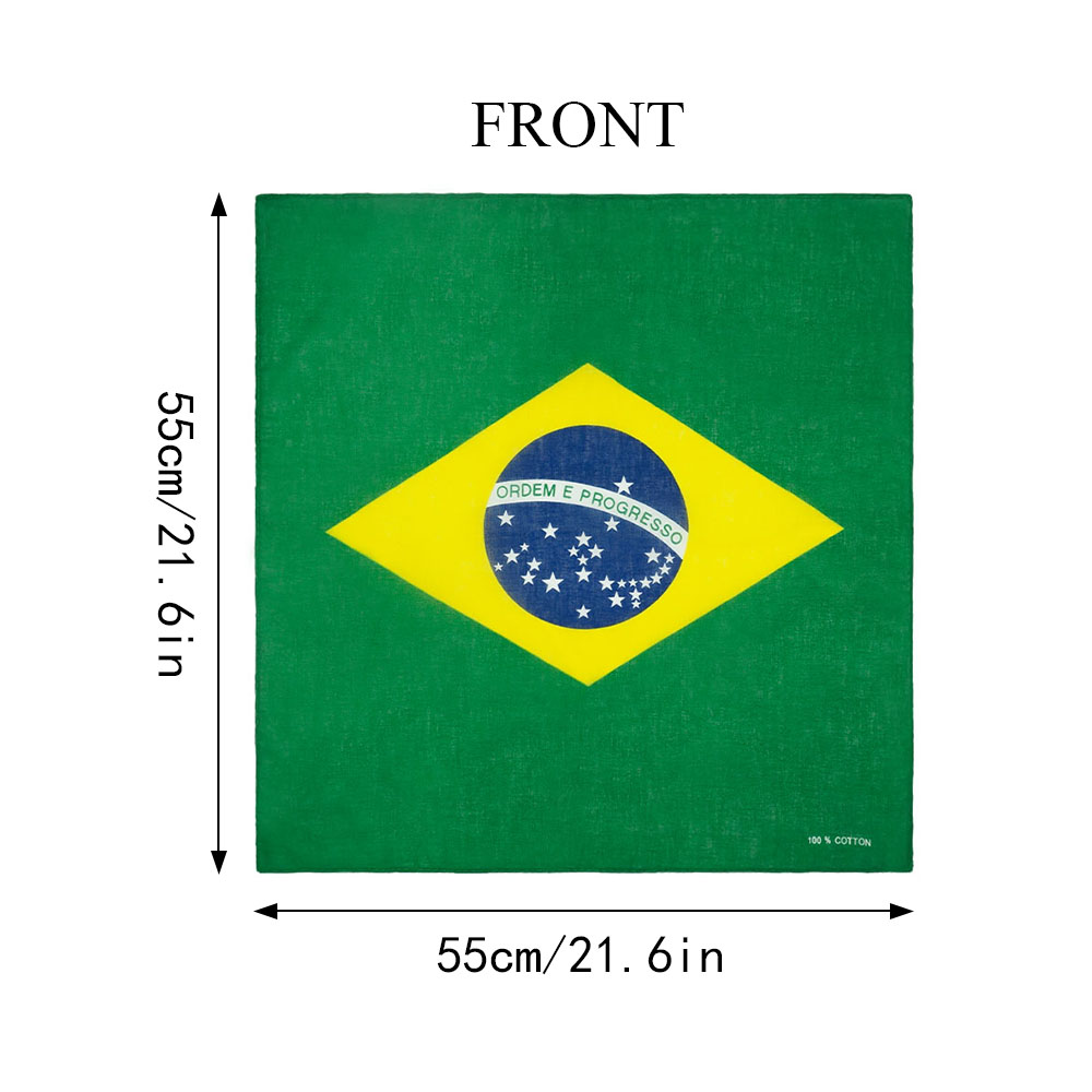 100% Cotton Flag of Brazil Ban - Running Gear Headband 评论和价格