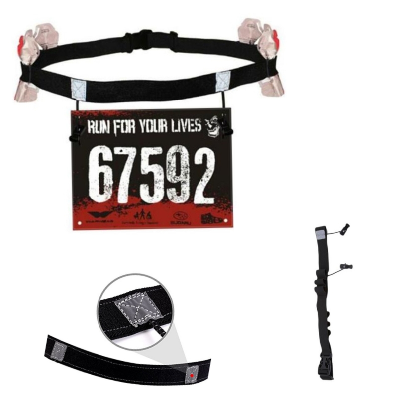 Running Race Number Belt Waist - Running Gear Motor 评论和价格