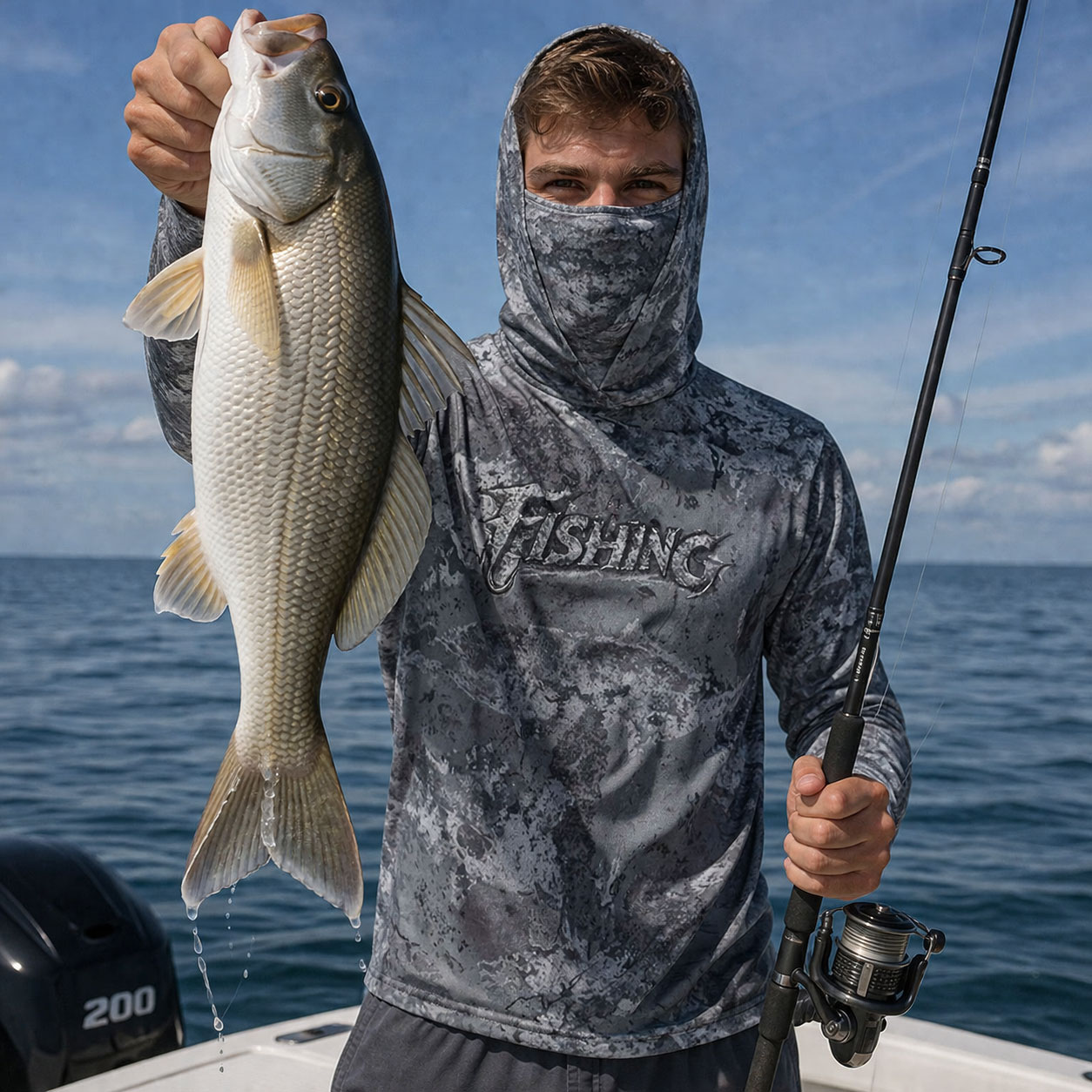 Fishing Hood Riding Tops Wear  - Running Gear Kit 评论和价格