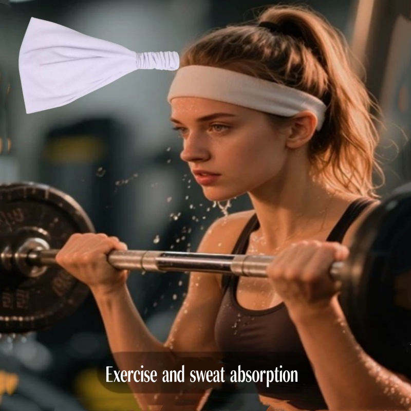 Soft Wide Non-Slip Headbands f - Running Gear Headband 评论和价格