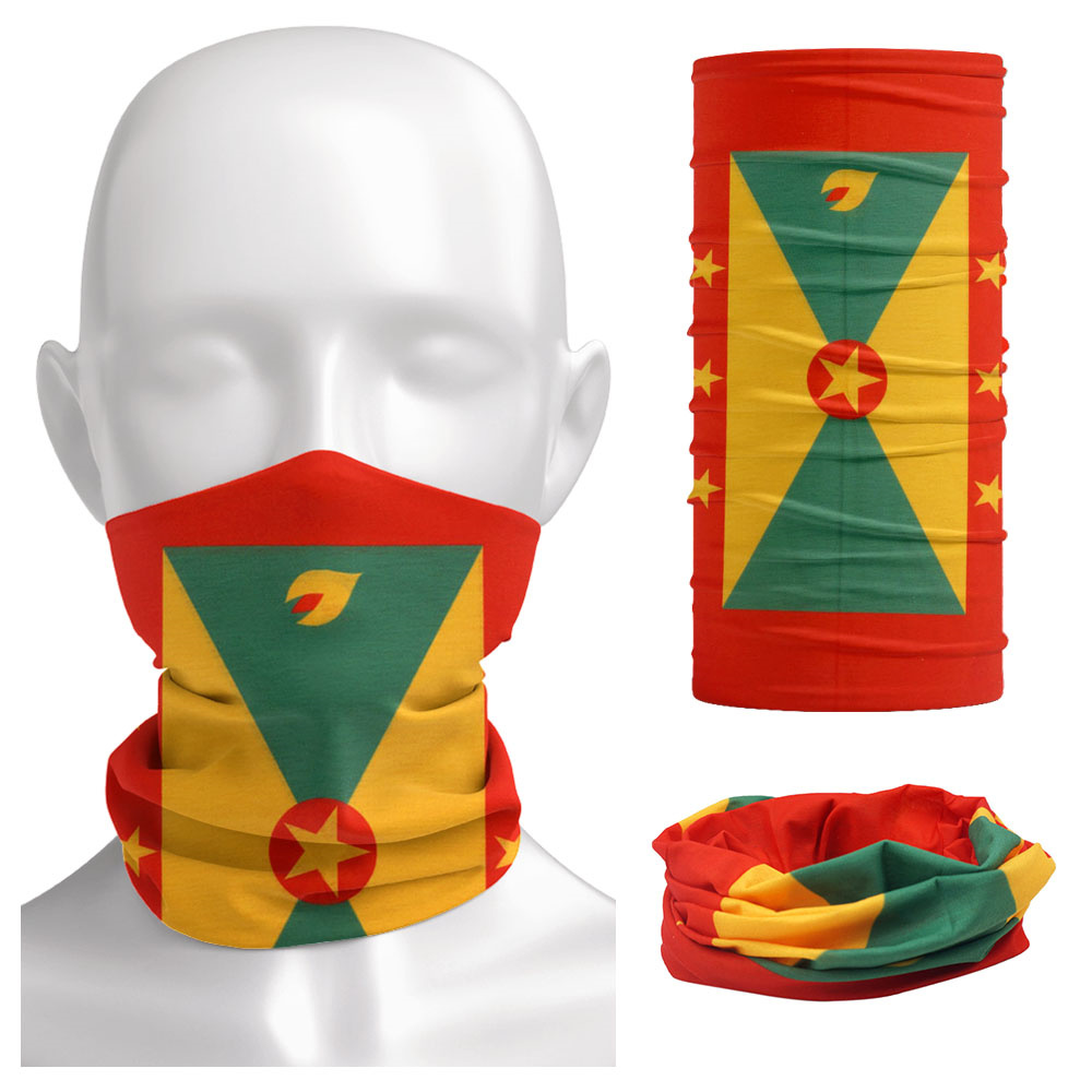 Grenada Flag Pattern Face Band - Running Gear Headband 评论和价格