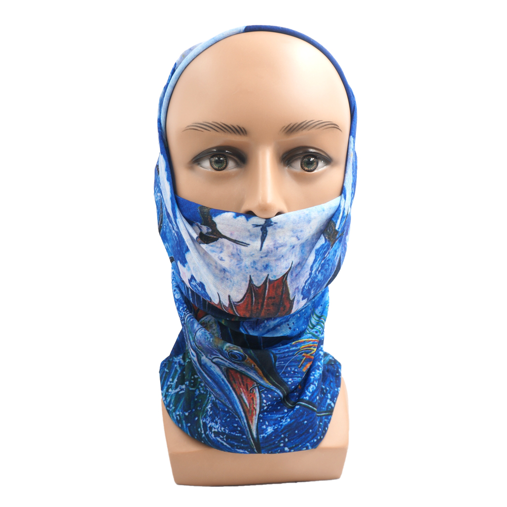 Fish Scales Pattern Neck Gaite - Running Gear Headband 评论和价格